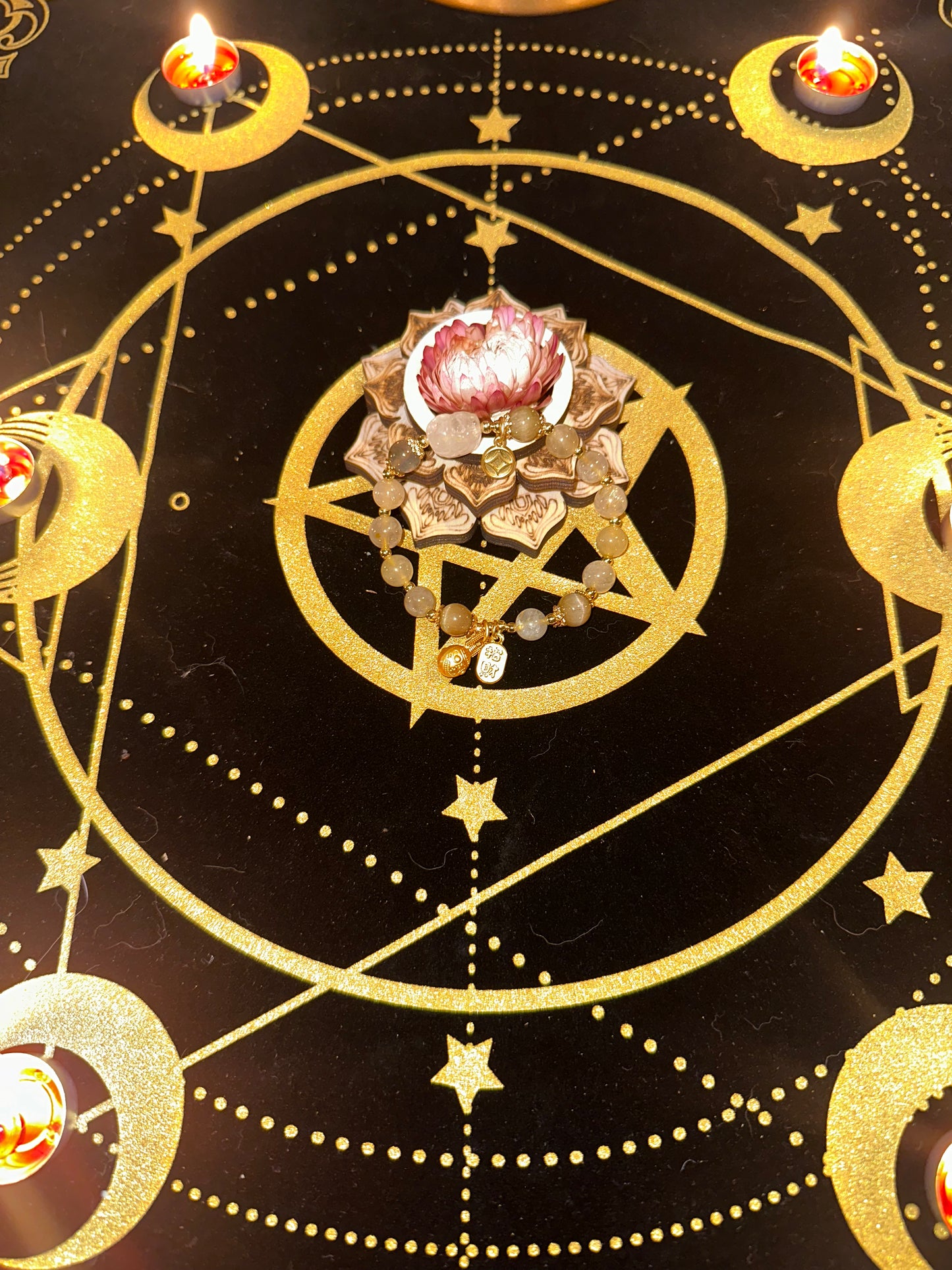 金髪晶月光書手鍊