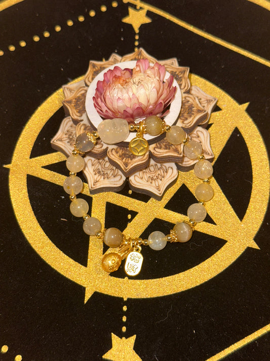 金髪晶月光書手鍊